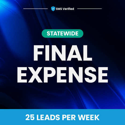 Final Expense - 25 Leads Per Week